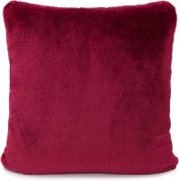 Gözze Kissenhülle Merino  50 x 50 cm karminrot