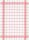 Kracht Küchenhandtuch Waffelpiqué Karo Baumwolle 50 x 70 cm rot