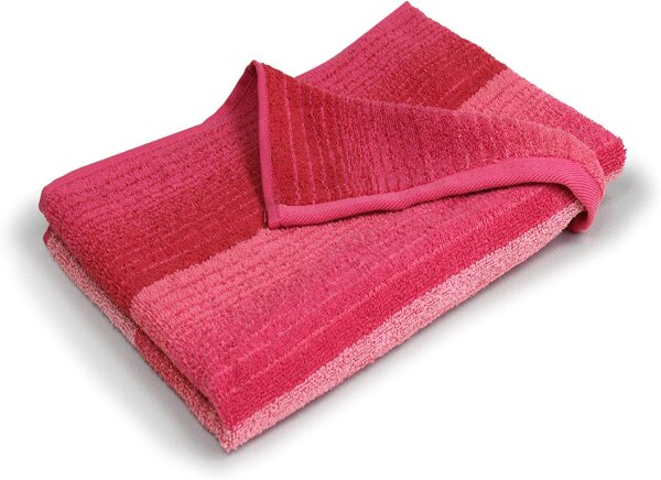 Frottierserie Colori Verlauf pink Duschtuch (70 x 140 cm)