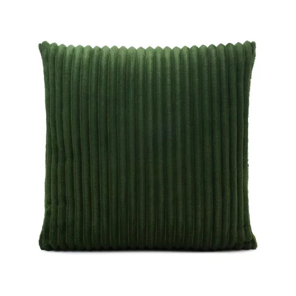 Gözze Kissen Cord Optik mit Füllung 50 x 50 cm dunkelgrün