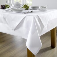 Tischwäsche Vollzwirn Damast Tischdecke 210 cm rund...