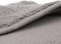 Gözze Kuscheldecke WOLKENWEICH Schaffellimitat 150 x 200 cm silber (90)
