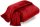 Kuscheldecke Premium mit Ärmeln & Tasche rot