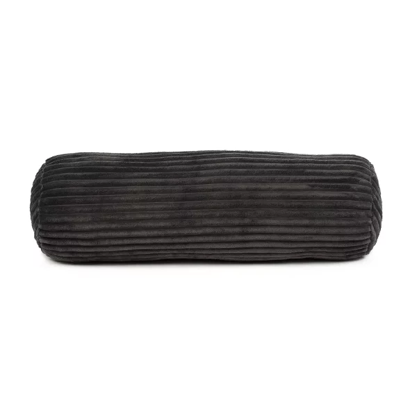 Gözze Kissenrolle Cord Optik mit Füllung 70 x 22 cm anthrazit