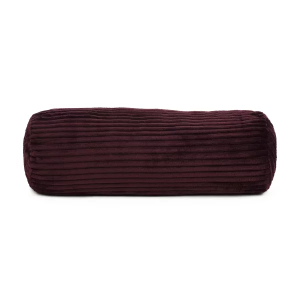 Gözze Kissenrolle Cord Optik mit Füllung 70 x 22 cm brombeere