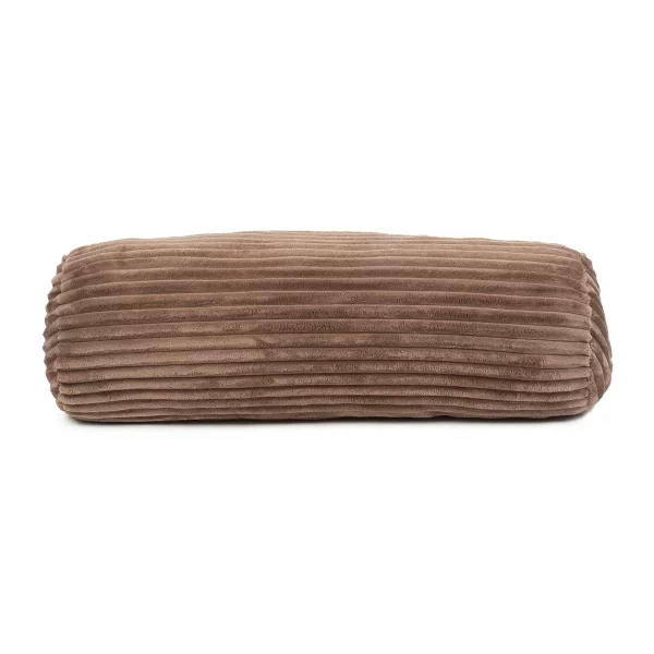 Gözze Kissenrolle Cord Optik mit Füllung 70 x 22 cm taupe