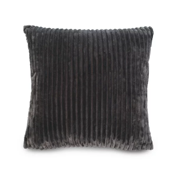 Gözze Kissen Cord Optik mit Füllung 50 x 50 cm anthrazit