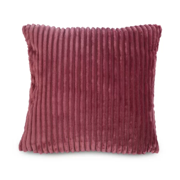 Gözze Kissen Cord Optik mit Füllung 50 x 50 cm beere