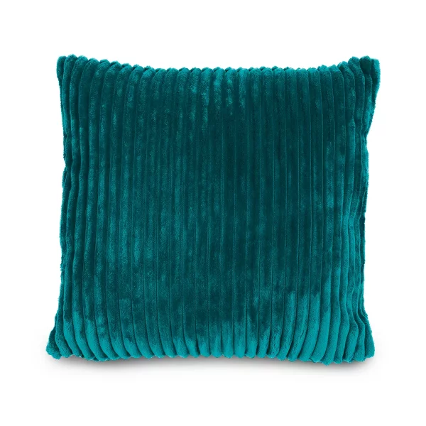 Gözze Kissen Cord Optik mit Füllung 50 x 50 cm petrol