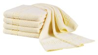 Frottierserie Athen kochfest gelb Handtuch (50 x 100 cm)