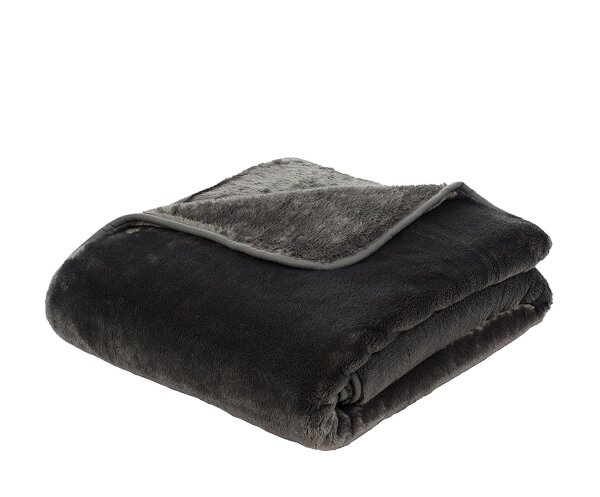 Gözze Kuscheldecke Cashmere-Feeling Premium 180 x 220 cm anthrazit (91)