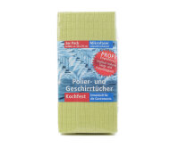 Mikrofaser Polier- u. Geschirrtücher 3er-Pack limonegrün
