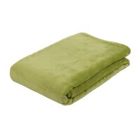 Kuscheldecke Memphis Premium grün 150 x 200 cm