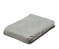 Kuscheldecke Memphis Premium silber 150 x 200 cm