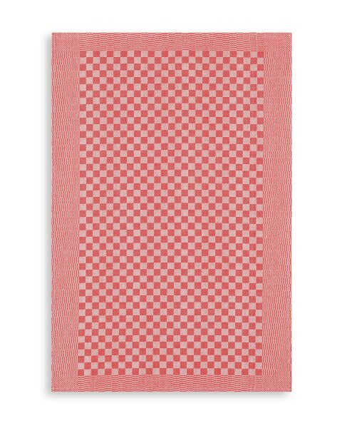 Kracht Grubenhandtuch Vollzwirn Baumwolle 45 x 70 cm rot