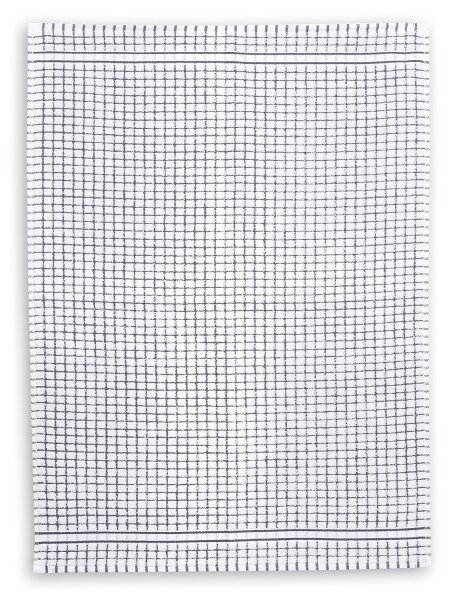 Kracht Küchenhandtuch Frottiertuch Baumwolle 50 x 70 cm grau