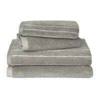 Dyckhoff Frottierserie Basic Line Nadelstreifen Bordüre taupe