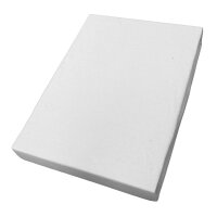 Spannbettlaken Jersey 90-100 x 200 cm weiß