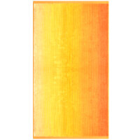 Frottierserie Colori Verlauf gelb Duschtuch (70 x 140 cm)