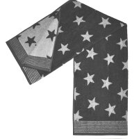 Frottierserie Stars silber Duschtuch (70 x 140 cm)