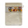 Frottierserie Eule Modern natur Waschhandschuh (16 x 21 cm)