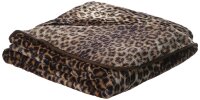Decke Cashmere-Feeling Leopard braun