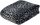 Decke Cashmere-Feeling Schnee-Leopard silber
