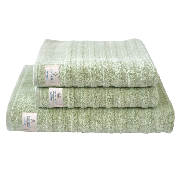 Dyckhoff Frottierserie Wecycled Handtuch (50x100 cm) seegrün (300)