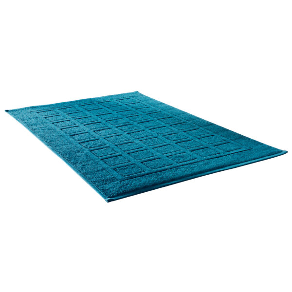 Frottierserie Planet GOTS Badvorleger 50 x 80 cm petrol (301)
