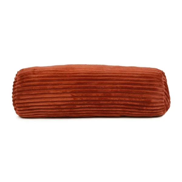 Gözze Kissenrolle Cord Optik mit Füllung 70 x 22 cm zimt