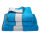 Dyckhoff Frottierserie Colour Blocking SMOOTH Handtuch (50 x 100 cm) azur (417)