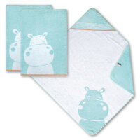 Dyckhoff Kinder-Frottierserie Friends HIPPO mint