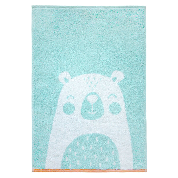 Dyckhoff Kinder-Frottierserie Friends BEAR mint Kinderhandtuch (50 x 70 cm)