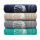 Frottierserie Seashell grau Handtuch (50 x 100 cm)
