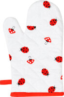 Ofenhandschuh Marienkäfer / Pilze