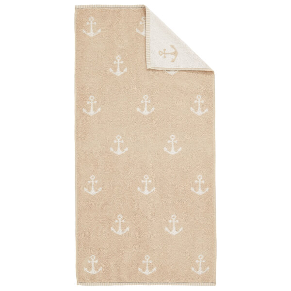 Frottierserie MARITIM Nautik Duschtuch (70x140 cm) greige (220)