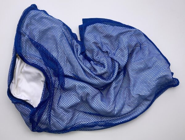PFLEGE POINT® Wäschenetz mit Reißverschluss 40 x 60 cm blau