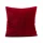 Gözze Kissen Cord Optik mit Füllung 50 x 50 cm karminrot