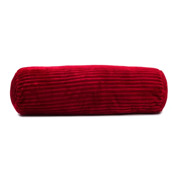 Gözze Kissenrolle Cord Optik mit Füllung 70 x 22 cm karminrot