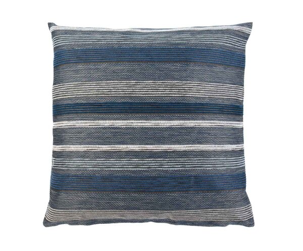 Kissenhülle Taylor Chenille-Streifenlook 40 x 40 cm blau