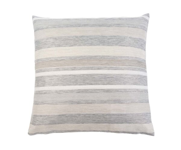 Kissenhülle Taylor Chenille-Streifenlook 40 x 40 cm taupe