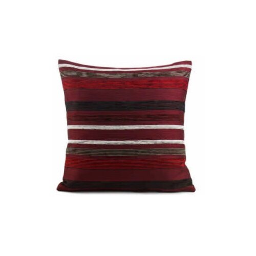 Kissenhülle Taylor Chenille-Streifenlook 50 x 50 cm bordeaux