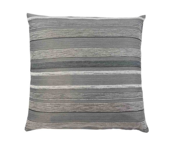 Kissenhülle Taylor Chenille-Streifenlook 50 x 50 cm anthrazit