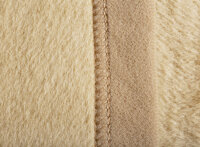 Cotton Sense Baumwolldecke uni 150 x 200 cm beige