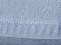 Cotton Sense Baumwolldecke uni 150 x 200 cm blaufuchs  (Restposten)
